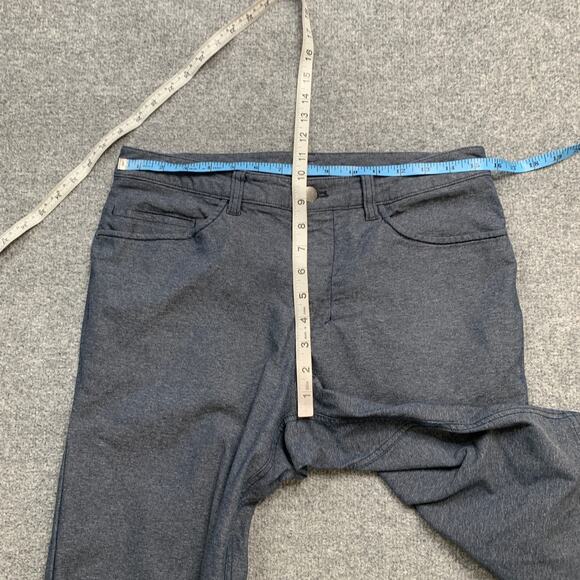 Lululemon Pants Mens 30 Blue Slate Jean ABC 5-Pocket Stretch Travel Work - Picture 4 of 12